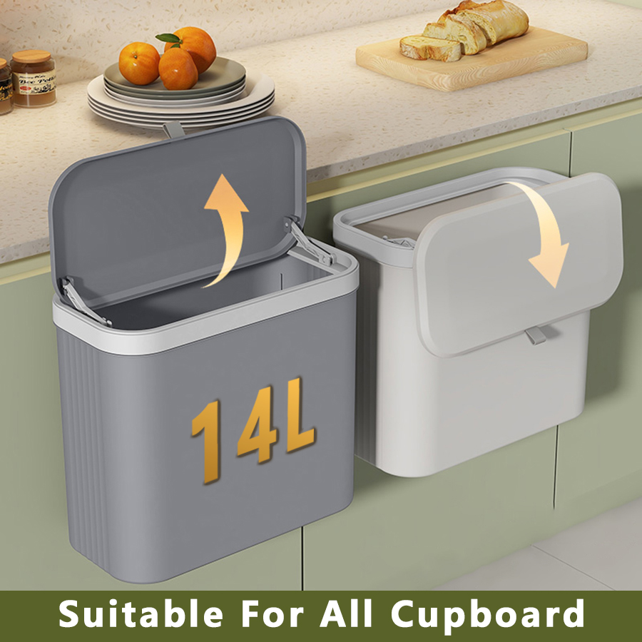 Compost Bin Countertop - ONEKA 14L Lixeira de cozinha com