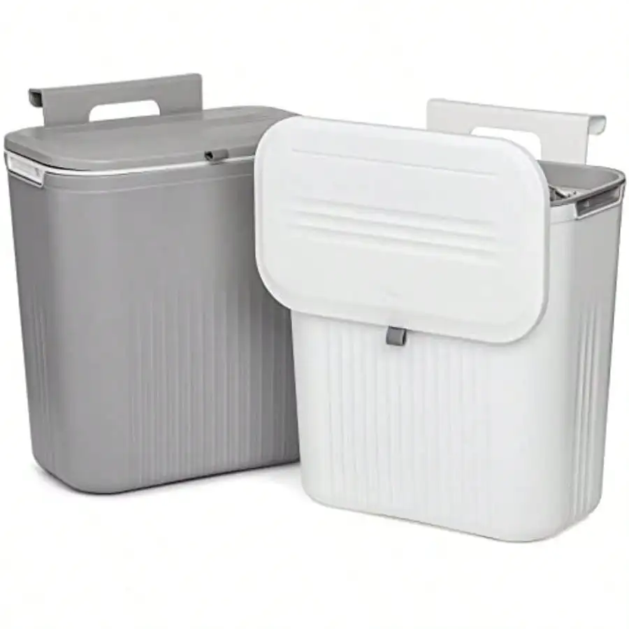 Compost Bin Countertop - Conjunto de 2 Lixeiras de Compostagem