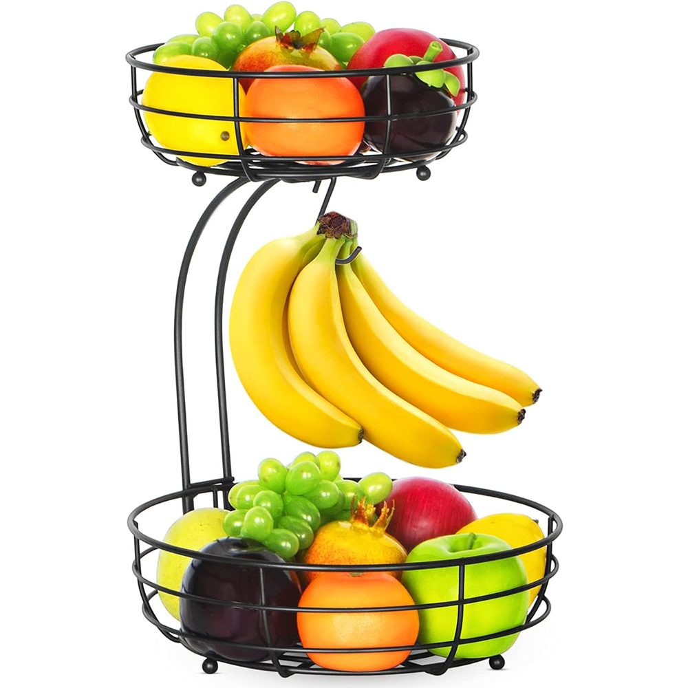 Cesta de Frutas de 2 Níveis pa - Compost Bin Countertop avaliação e preço