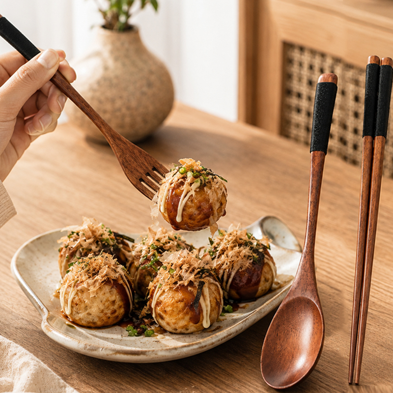 Conjunto de Talheres de Madeir - Bamboo Cutlery Travel avaliação e preço