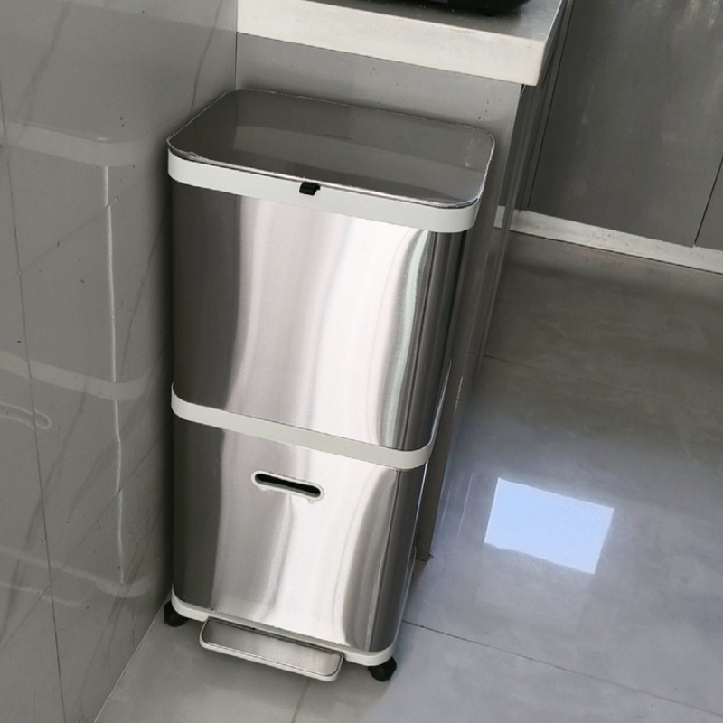 Lixeira de Aço Inoxidável com  - Compost Bin Countertop avaliação e preço