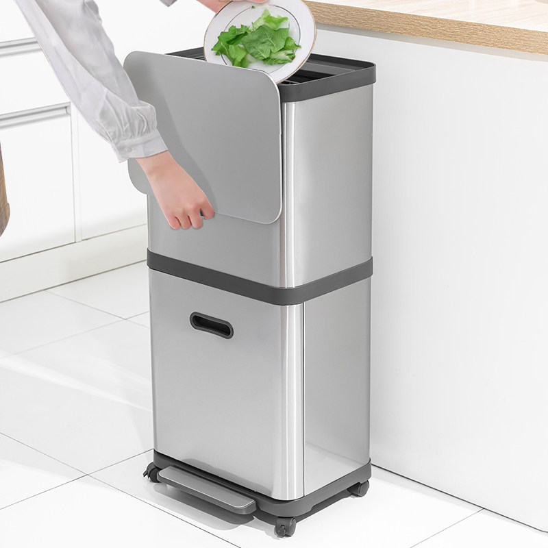 Lixeira de Aço Inoxidável com  - Compost Bin Countertop avaliação e preço