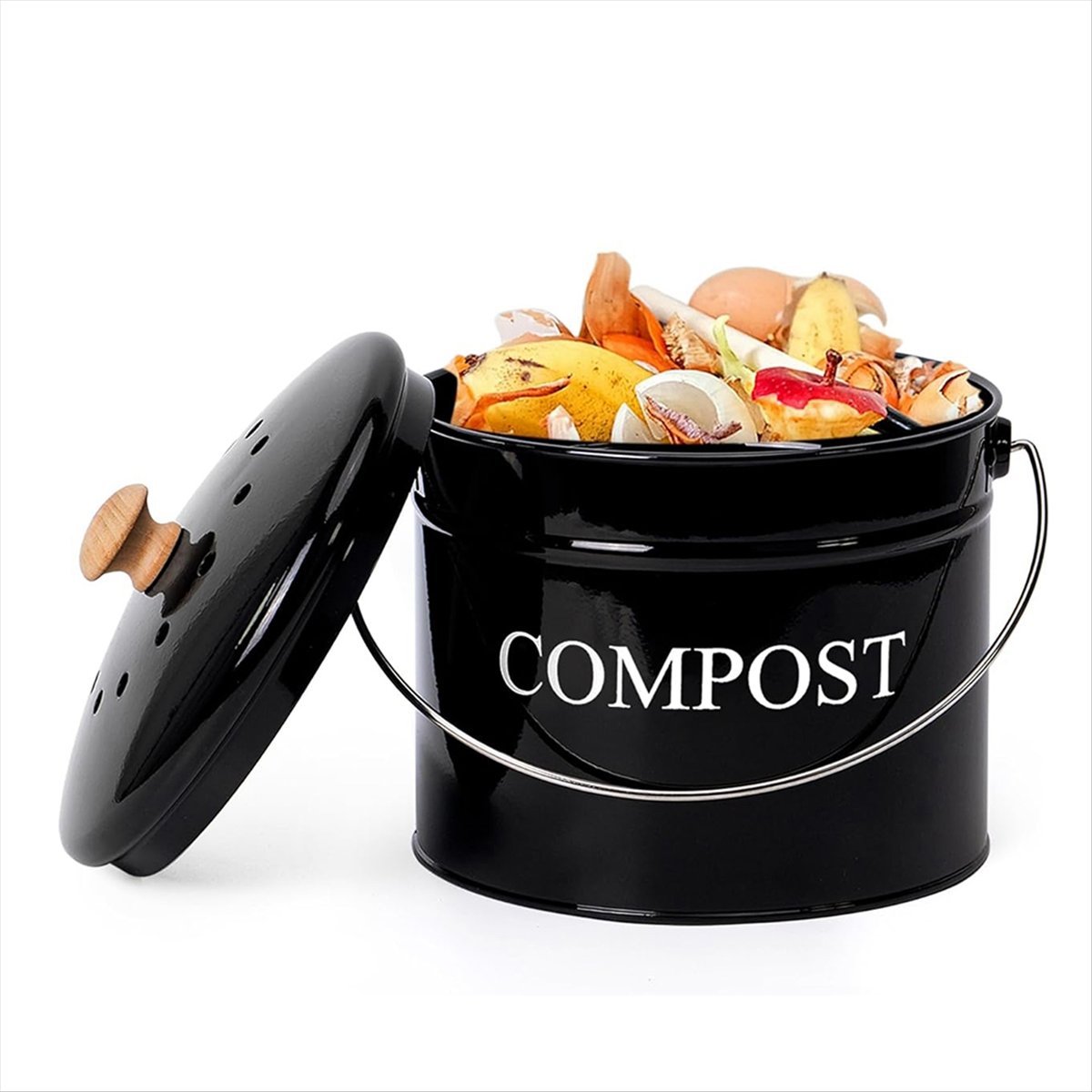 Caixa de compostagem de cozinh - Compost Bin Countertop avaliação e preço